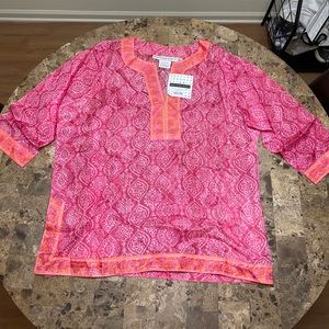NEW! Gretchen Scott Silk Tunic - Easy Breezy